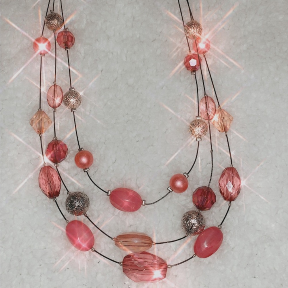 Short 3 Layered Necklace